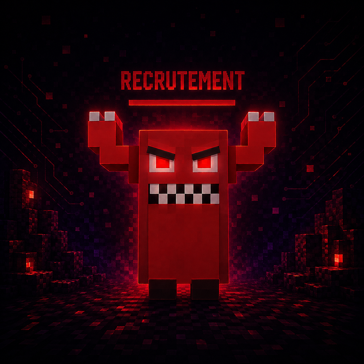 Référence pixel-art du boss Recrutement